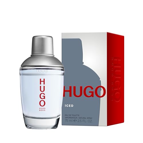 Hugo Boss Iced Eau de Toilette for Men - Notes of Iced Mint, Wild Tea and Vetiver