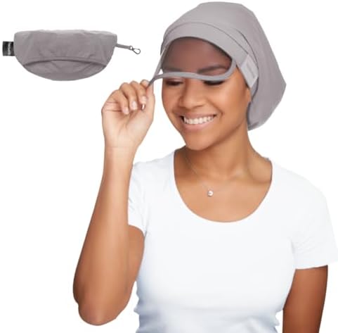 Hairbrella 100% Waterproof Rain Hats for Women, Satin Lined Caps, Full Hair Coverage, Packable Travel Accessory