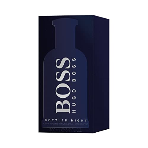 Hugo Boss Bottled Night Eau de Toilette – Woody Men's Cologne – With Notes of Birch Leaf, Cardamom, Louro Amarelo Wood & Musk – Luxury Perfumes for Men – Long Lasting Fragrance