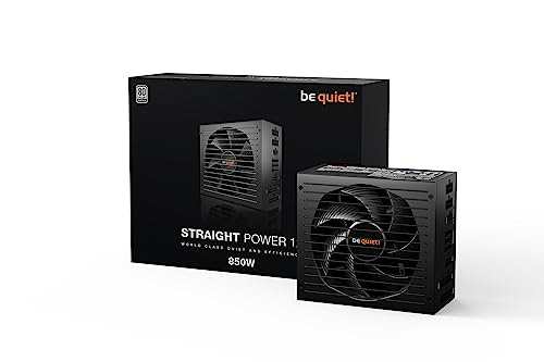 be quiet! BN516 Straight Power 12-1000w 80 Plus Platinum, ATX 3.0, Modular Power Supply, for PCIe 5.0 GPUs and GPUs with 6+2 pin connectors, Silent 135mm be quiet! Fan - BN516