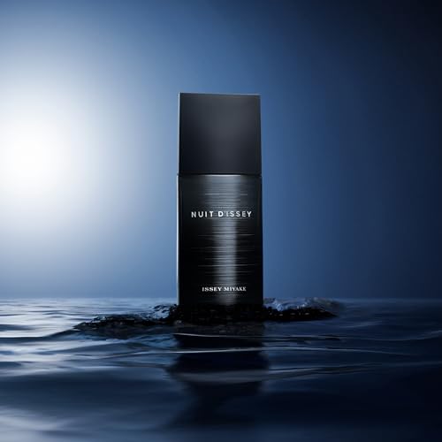 Issey Miyake Nuit d'Issey Eau de Toilette - Fragrance for Men - Leathery, Woody, Fresh - With Notes of Bergamot, Leather Accord, Vetiver Essence, Patchouli & Dark Woods Accord