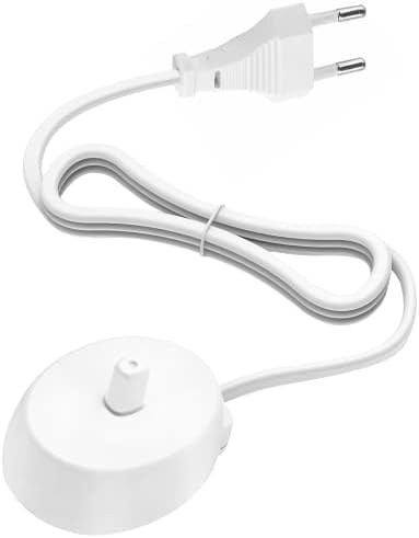 220V Electric Toothbrush Charger Replacement for Oral B, 240V European Travel Charger Compatible with Oral B Braun Electric Toothbrush Charging Base