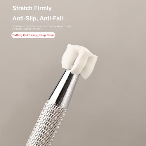 100pcs Sponges with Grabber and Nail Art Brushes, Nail Tools Set for Ombre Gradient Nail Gel Painting Gel Kit Multifunctional Nail Brushes for Nail Design (Brushes Grabber Sponges)