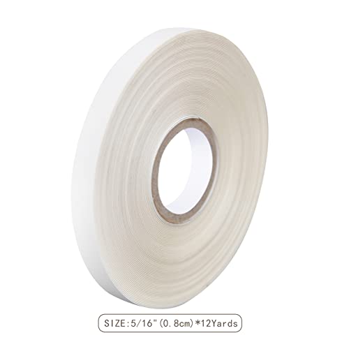 5/16"(0.8cm)*12 Yards Tape for Tape in Hair Extensions Double Sided Hair Extension Tapes for Hair Extension (White)