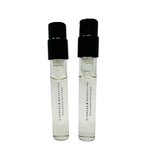 2 J.Malone's Cypress & Grapevine Cologne Intense Spray Sample Vial 0.05 fl.oz./ 1.5ml each
