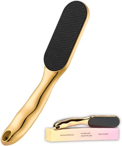 Beyond The Cream Foot File - Gold, Foot Callus Remover, Durable Foot Scrubber, Dead Skin Remover, Hygienic Pedicure Tool, Long Lasting Foot Buffer, Soft Smooth Feet