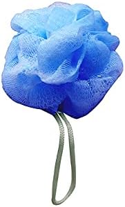 12 Blue Bath or Shower Sponge Loofahs Pouf Mesh Wholesale Bulk Lot