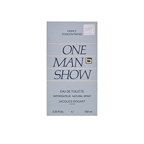 Jacques Bogart One Man Show Eau De Toilette Spray for Men, 3.3 Ounce