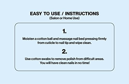 100% Pure Acetone 1 Pint - Strong Fast Acting Nail Polish Remover for Home & Commercial Applications - Removes Polish frm Natural, Gel, Shellac Nails & Dip Nails - 16 oz