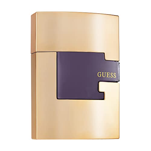 GUESS Gold Eau De Toilette Spray for Men, 2.5 Oz