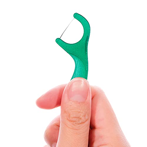 GUM Professional Clean Floss Picks - Extra Strong Shred-Resistant Floss, Easy Grip Handle - Dental Flossers for Adults - Fresh Mint Flavor, 90 Count (Pack of 6)