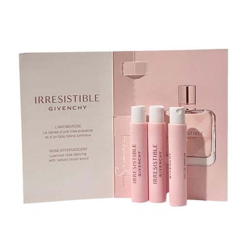 Givenchy IRRESISTIBLE Sample EDP 1 ml / 0.03 Fl Oz Perfume Sample (Pack of 3 NOTE THESE ARENT FULL BY MANUFACTURER) - 1877