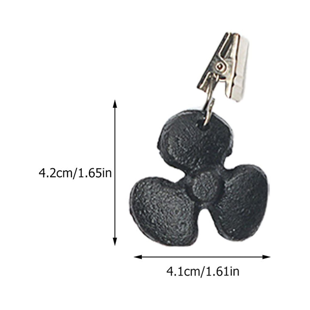 Hytrove 1 Set Picnic Table Weights Dark Brown Iron for Buffets