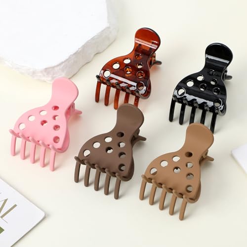 10Pcs Root Lifting Hair Clips for Thick & Thin Hair, Roller Jaw Volume Curly Hair Claw, No Crease Hair Root Lifting Clips for Natural Volume Curls