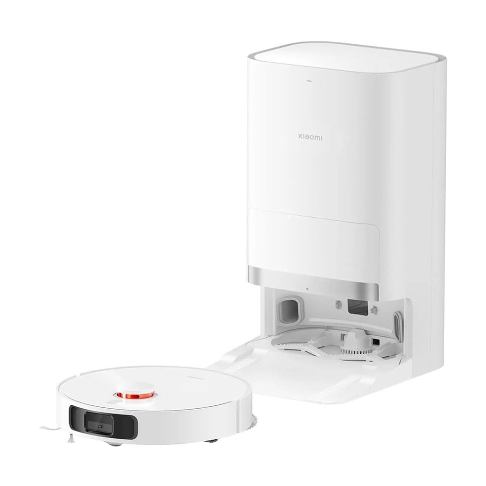 Xiaomi Robot Vacuum X20+, Auto self Cleaning, Self Emptying, Air Drying, Obstacle Avoidance, Advanced LDS Laser Navigation, Auto Lifting mop Pads, Dual Rotating mop Pads, 6000Pa Powerful Suction