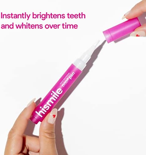 HISMILE Pap+ Whitening Pen - Peroxide-Free Teeth Whitening Pen for Sensitive Teeth, Whiten Hard to Reach Places