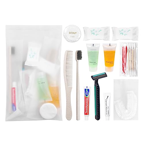 Hygiene Kit Bulk, Individually Packed, The convenience kit bulk Is Fully Equipped And Clean And Hygienic, Convenience Kits Suitable For Hotel, Home, Camping, Travel (12 sets)