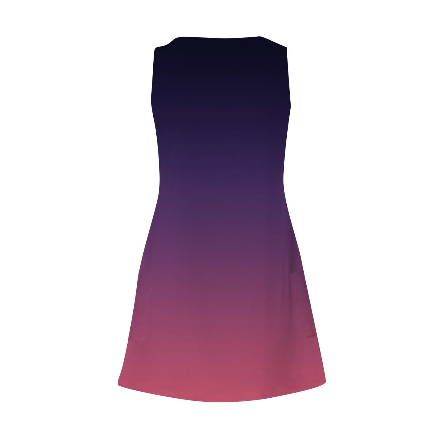 Boho Sundress Sun Dresses Summer Boho Beach Dress Floral T-Shirts Dress V Neck Loose Tank Dresses with Pockets