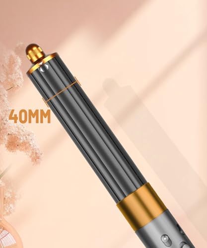 1.6in Long Barrels Attachment for Dyson Airwrap HS01 HS05 HS08 Accessories, 40mm Auto-Wrap Dual Rotation Curling Iron Curler to Create Lazy Loose Waves Voluminous Curls