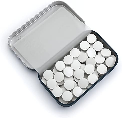 Dental Probiotics for Teeth and Gums - 3 Billion CFU Lactobacillus Salivarius Acidophilus Oral Probiotics for Mouth Bad Breath Treatment for Adults - 45 Mint Tablets for Oral Health in a Travel Tin