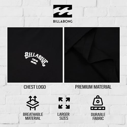 Billabong Big and Tall Sleeveless Shirts for Men - Cotton Mens Muscle T Shirts White