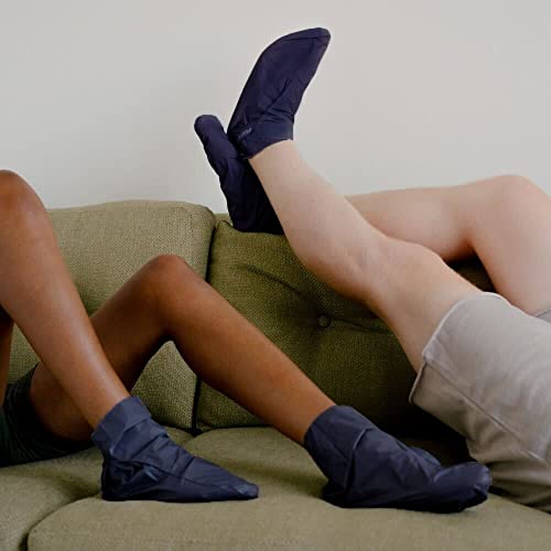 Hydrating Foot Mask with Tea Tree and Peppermint (3-Pack) | Perfect for Men and Women | Deeply Moisturizes Full Foot and Heel | Ultra Hydrating | Soften Calluses, Nourish Heels, and Cool Feel