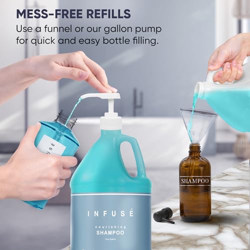 1-Shoppe All-in-Kit | H2O Tropical Infuse Hotel Shampoo | 1 Gallon | for Hospitality & Vacation Rentals to Refill Dispensers | (Single Gallon)
