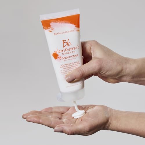 Bumble and bumble. Hairdresser's Invisible Oil Hydrating Conditioner | Hydrating, Anti Frizz, Shine, Color Safe | Curly, Wavy, Straight | With Argan, Grapeseed + Coconut Oil