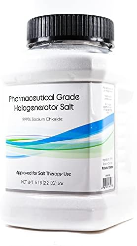 Himalayan Secrets Pharmaceutical Grade Salt Approved for Halogenerators - Use in Salt Therapy Rooms and Salt Caves 5 LB JAR