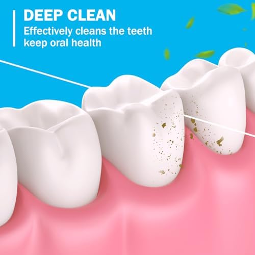 24 Pack Dental Floss Bulk Travel Mint Flavored 50m Each Travel Dental Floss Waxed for Teeth Oral Care and Gum Protection(Colorful)