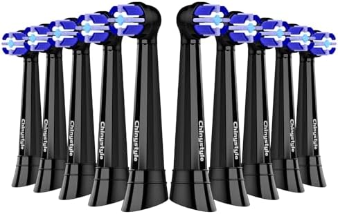 10 PCS iO Toothbrush Replacement Heads, Compatible with Oral B iO Toothbrush, Suitable for Oral B iO 3/4/5/6/7/8/9/10 Series Electric Toothbrushes, Black