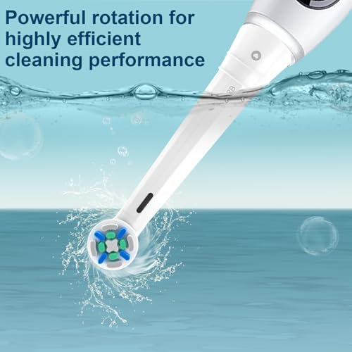 12PCS Replacement Heads Compatible with Oral B iO 3 4 5 6 7 8 9 10 Series Electric Toothbrush,Toothbrush Heads Compatible with Braun Oral B iO Replacement Heads with Medium Bristles,Black/White