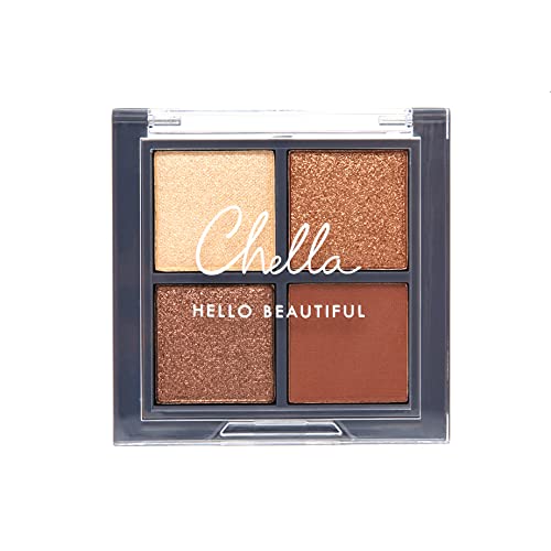 Chella Makeup Eyeshadow Palette, Travel Size, Manifest