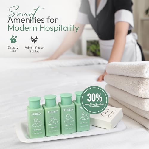 150 piece set | Hotel Soaps and Toiletries Bulk set | Airbnb Essentials for Hosts | Mini Travel Size Shampoo and Conditioner Sets | Bulk Travel Size Toiletries | Homeless Supplies Bulk Amenities