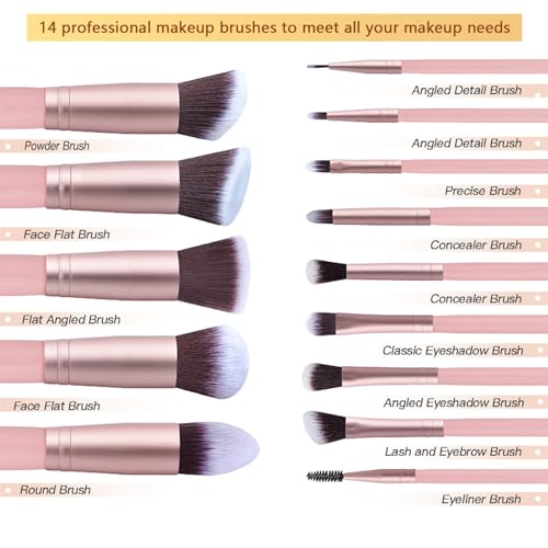 33PCS Makeup Foundation Brushes Tool Set with Sponges, Eyelash Curlers, Powder Puffs, Silicone Washing Bowls, Eye Aids, Nano Spray Bottles, Exfoliating Face Brushes, Eyebrow Trimming, Storage Bag