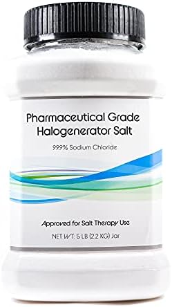 Himalayan Secrets Pharmaceutical Grade Salt Approved for Halogenerators - Use in Salt Therapy Rooms and Salt Caves 5 LB JAR