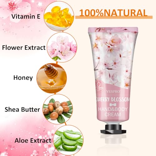 126 Pack Hand Cream Set for Women, Bulk Hand Lotion Travel Size for Dry Cracked Hands, Mini Hand Lotion for Bridal Shower Favors, Thank You Gifts, Employee Appreciation Gifts and Birthday Gifts