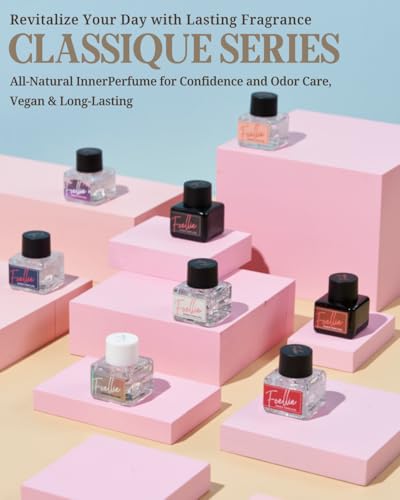 Foellie] eau de cherry blossom - Feminine Inner Beauty Perfume (for Underwear), Sweet Cherry blossom Scents Fragrance, 5ml(0.169 fl oz)