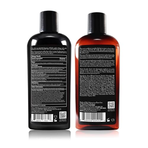 Brickell Men’s Daily Relieving Hair Care Routine, Dandruff Shampoo and Conditioner Set For Men, All Natural and Organic, Scented