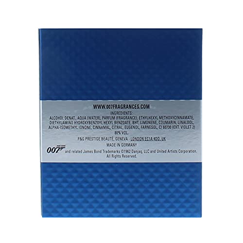 JAMES BOND 007 EDT Spray for Men, Ocean Royale, 1 Ounce