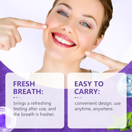 2Pcs Probiotic Oral Spray for Long-Lasting Freshness, Alcohol-Free Oral Spray with Probiotics for Breath Care, Cool Breath Probiotic Spray, Convenient Travel-Sized Breath Spray (20ml/0.68oz)