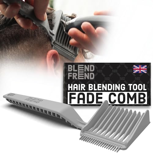 Blend Frend Hair Clipper Comb, Grade 1 (3mm), At-home Users, novice barbers, U.K Made, Compatible with all Clipper Brands, Blending Comb - Original