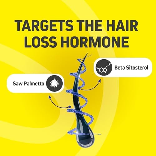 Hair Growth Vitamins for Women & Men | DHT Blocker with Saw Palmetto & 10000mcg Biotin, Foli Tonic Hair Growth Supplement – Supports Fuller, Thicker Hair Appearance, Non-GMO, 60 Vegan Capsules