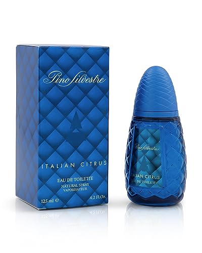 Italian Citrus by Pino Silvestre - Perfume for Men - Woody, Aromatic Scent - Blended with Lemon, Pine, Apple, Patchouli, and Musk - for Calm, Collective Gentlemen - 4.2 oz EDT Spray