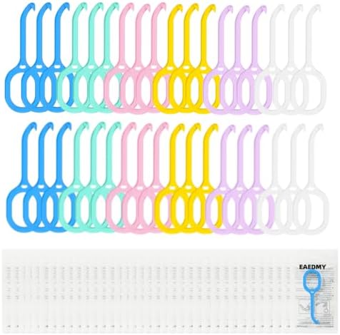 36PCS Individually Wrapped Clear Aligner Removal Tool for Invisible Removable Clear Braces Retainers, Dentures, Sanitary, Convenient, Enduring, Washable, and Recyclable (36pcs)