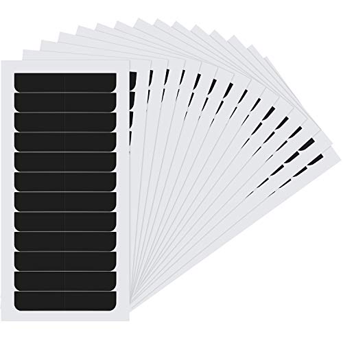 Blulu 360 Pcs Hair Extension Tape Tabs Bulk Double Sided Strong Adhesive Hair Tape in Extension Replacement Wig Strip Waterproof Beauty Tool for Lace Wigs Toupee Hairpiece Supplies(Black)