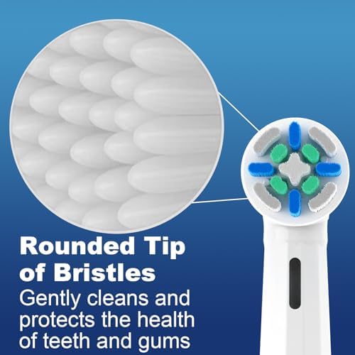 10 Pack IO Replacement Heads Compatible with Oral B iO 2/3/4/5/6/7/8/9/10 Series Electric Toothbrush, Brush Heads Compatible with Oral B iO for Gentle Dental Care (White)