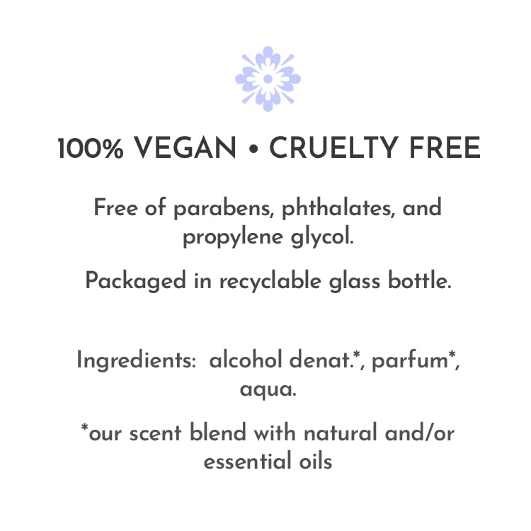 Herb & Root Sandalwood Eau de Parfum: Vegan, Cruelty-Free Perfume for Women & Men | Long-Lasting Clean Fragrance | USA Made Womens Perfume & Body Spray