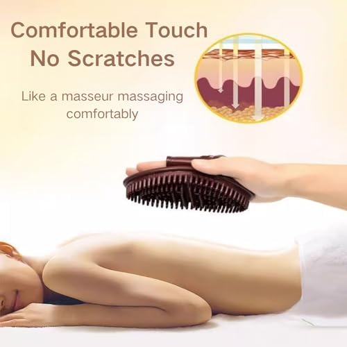 2Pcs Meridian Massage Brush, Full Body SPA Relaxation Massager Brush, Acupressure Meridian, Scalp Massage, Full Body Relaxation Comb,Beauty Salon Professional MeridianBrush