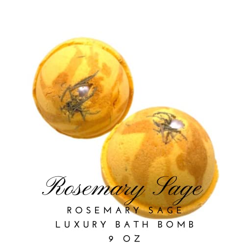 Handmade Premium Bomb with Epsom Salts (Breeze Blue Sugar)